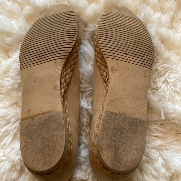 Salvatore Ferragamo Tan Suede Bow-embellished Espadrilles Sz:9.5 AAAA - Picture 7 of 7